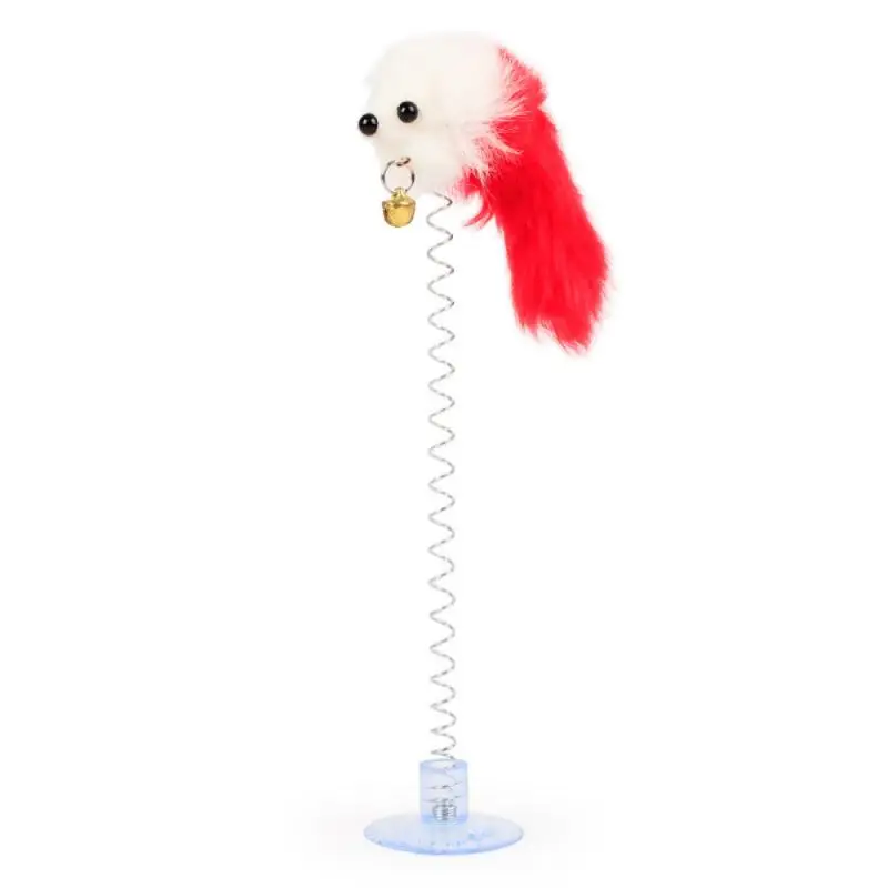 Spring Feathers Cat Toy with Suction Cup Spring Feathers Cat Toy with Suction Cup